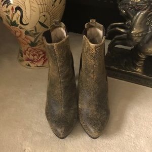 Michael Kors, Distressed Bootie, Brown Sz 10